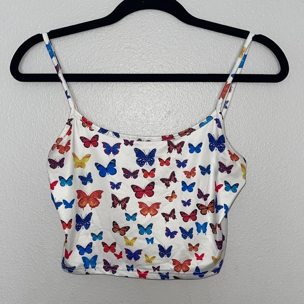 Shein butterfly tank